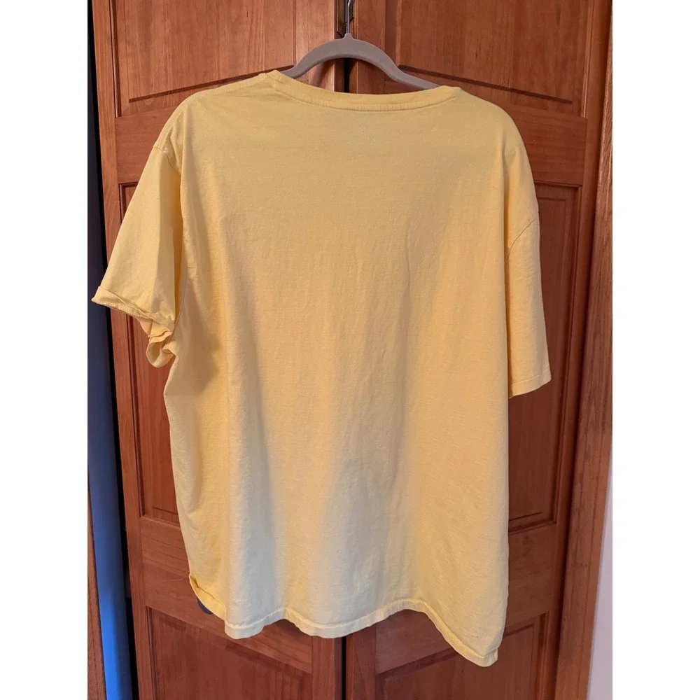 Polo Ralph Lauren T-Shirt Mens XL Yellow Good Classic Fit Logo Graphic Tee